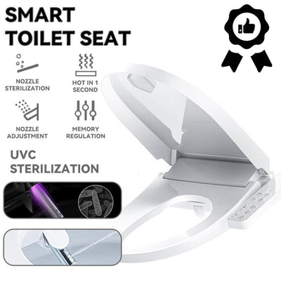 K.T Smart Toilet Seat Intelligent Toliet Lid Cover Instant Water Heating Electronic Heated Bidet