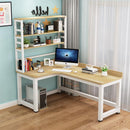 Computer Simple Corner Bookshelf Combination Bedroom Student Home Writing Desk L-type KEMI5