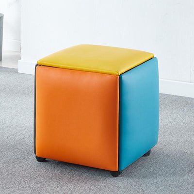 DF 5-IN-1 Sofa Stool Chair Multifunctional Storage Stool Portable Shoe Stool Combination Foldable