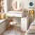 YICHANG Dressing Table With Mirror Light Luxury Style Vanity Table Bedroom Makeup Table With LED