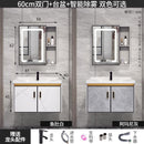 K.T Aluminum Alloy Mirror Cabinet Bathroom Cabinet Combination Small Cabinet Bathroom Integrated