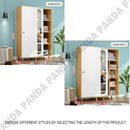 Wardrobe Whit Mirror Sliding Wardrobe Bedroom Dressing Mirror Wardrobe Storage Cabinet