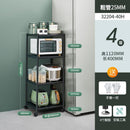 Kitchen Rack Floor-standing Multi-layer Storage Rack Multi-function Microwave Oven Pot Rack