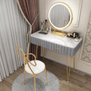 SEVEN Kiwifruit Nordic Dressing Table Bedroom Modern Simple Net Red Ins Style Marble Dressing Table