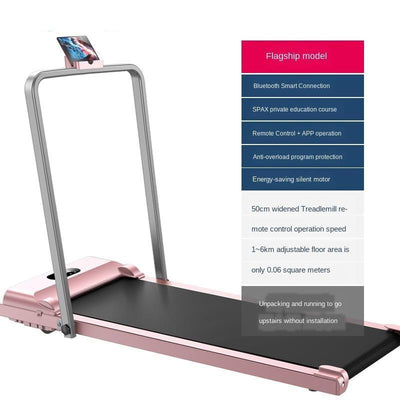 Pl Treadmill Desk Home Indoor Mini-folding Models Fitness Special Silent Electric Flat Walker