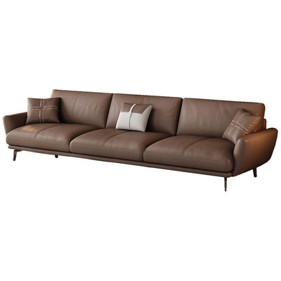 1/2/3/4seat Set Nordic High Sofa Stretch Leather Sofa