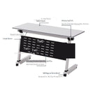 Training Tables And Chairs Multi-functional Office Folding Conference Table With Wheels