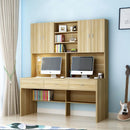 Simple Table Double Bookshelf Combination Drawer Track Children's Writing Learning Office Home