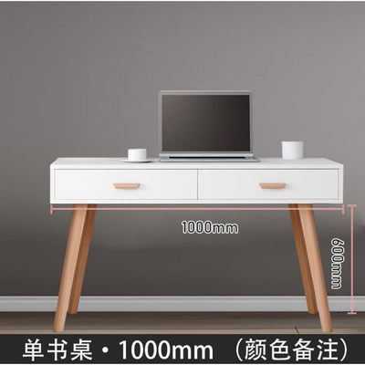 Solid Wood Study Table Computer Table With Bookshelf Environmental Protection Material Office Table