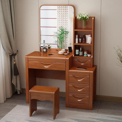 【In Stock】Modern Chinese Dressing Table Modern New Chinese Dressing Table Bedroom Modern Simple