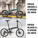 Hot Sale Crius Foldable Bicycle Shimano 11 Speed 20 Inch Bicycle Velocity Aluminum Alloy Frame Disc