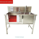 Pool Stainless Cat and Pet Bath Shower Basin Wash Hands White Steel Dog Trough Rust-proof