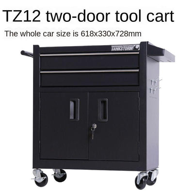 🎉Ready Stock🎉 Tank storm car repair hand tool box household multifunctional tool cabinet large