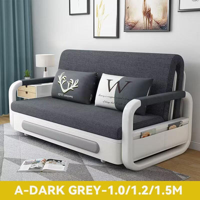 Multifunctional Foldable Sofa Bed Home Living Room Fabric Sofa With Storage Retractable Sofa Bed