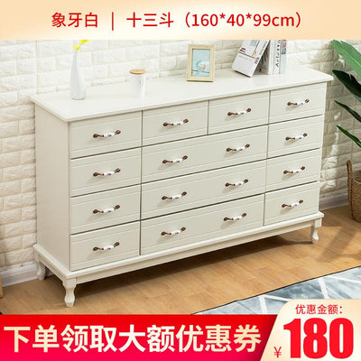 Solid Wood Simple Modern Living Room Bedroom Locker Special Price American Chest of Drawers Storage