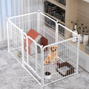 HOOOPET Dog Playpen Pet Fence Rabbit Set Playpen Outdoor Fence Dog Cage Gate Heavy Metal Fence