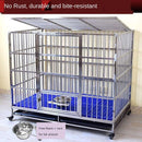 BOUSSAC Birdcage Stainless Steel Small, Medium Large Teddy German Shepherd Golden Retriever Samoyed