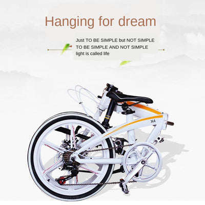 Hito 20 / 22 folding bicycle super light carrying aluminum alloy variable speed bicycle for male and