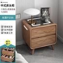 Smart Bedside Table Wireless Charging Bedside Cabinet With USB Sockets And 3-Color Light Chinese