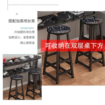 SEVEN Wall Bar Table Home Simple Bar Partition High Table Milk Tea Shop Dining Table