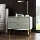 Installation-free Bedside Table Light Luxury Style Simple Modern Mini Bedroom White 40cm Nordic