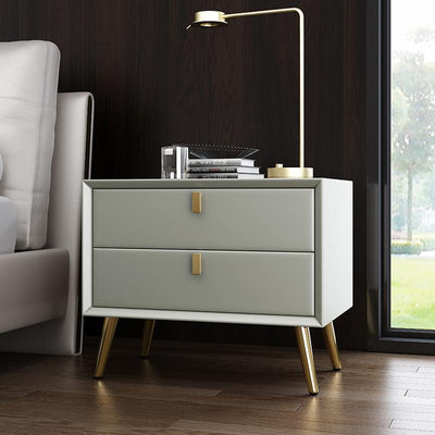 Installation-free Bedside Table Light Luxury Style Simple Modern Mini Bedroom White 40cm Nordic