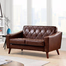 living pull American Stock room bedroom up5-25 buckle leather Day sofa Nordic small office single