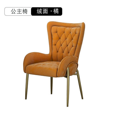 Nordic Light luxury dining chair modern simple internet red book chair leisure home chair restaurant