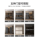 Zxd Nordic Sliding Door Wardrobe Household Bedroom Modern Simple And Light Luxury Storage Coat