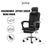 Desiny Office Chair Suitable For Ergonomic Long Office/gaming Adjustable Backrest Black Mesh Chair