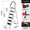 Kinbolee Indoor Step Stool Household Ladder Folding Climb Ladder Thick Multi-purpose Telescopic