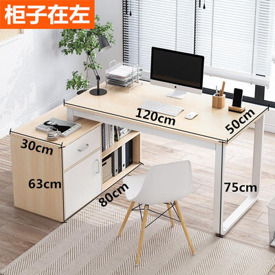 Office Desk Computer Table Simple Nordic Home Study Desk With Drawer