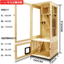 Wood Four Solid Seasons Universal Closed Luxury Apartment House Household Cat Cabinet