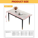 DF Sintered Stone Dining Table Set Extendable Marble Long Table and Chair