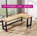 Wood L-Shaped Computer Desk Laptop Table Office Desk Study Table Space-Saving Easy to Assemble