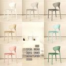 Plastic dining chair household net red restaurant thickened simple modern Nordic desk armchair