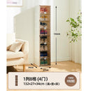 Foldable Shoe Cabinet Free Installation Plastic Shoe Box Rack Household Door Dust-proof Shoe Storage