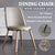 DF Nordic Dining Chair Gold Dining Chair Leather Leisure Chair Hotel Chair