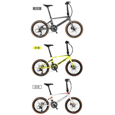 Twitter F451 Carbon Fiber Road Bike 22 Inch BMX Bike Double Oil Disc Brake Lightweight And Easy To