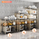 Folding Storage Rack - Kitchen Rack Organizer Full Folding Storage Rack Easy To Install Wheels All