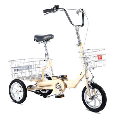 🚴Ready stock🚴Shanghai Tricycle Elderly Pedals Elderly Pedals Instead of Walking Mini Bike Adult