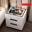 Smart Table Modern Locker Nordic Bedroom Multi-functional Bedside Small White Paint Simple Cabinet