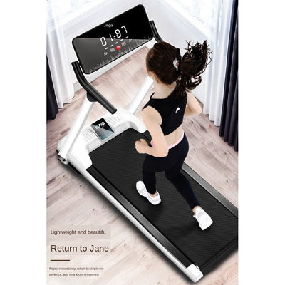 New Electric Treadmill Home Fold Easy-to-run Flat Ultra-quiet Small Female Male Universal Weight