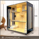 Solid Wood Cat Cage Villa Super Large Luxury Cat House