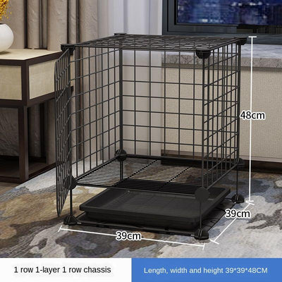 Pet Playpen Cat Rabbit Fence Isolation Door Plastic Indoor Cage Kennel