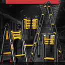 Jieling Telescopic Lifting Household Herringbone Stair Folding Aluminum Alloy Engineering Shrink