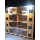 Solid Wood Villa Display Cat House Breeding Foster Cage Pet Cabinet