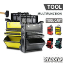 Syezyo Tool Box Cart Multifunction Tool Cart Extension Multilayer Pull Rod Type Hardware Toolbox