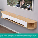 Cabinet Narrow Tv Solid Wall-mounted Wood Simple Modern Hanging Wall Bedroom Small Apartment Nordic