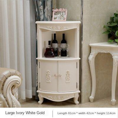 European Small Wine Cabinet White Dining Cabinets Locker Kitchen Display Cabinets Tea Cabinets